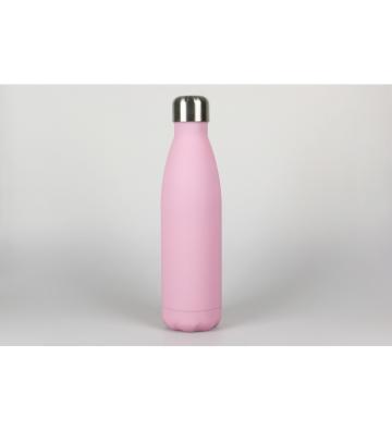 Botella laserable rosa 500ml.